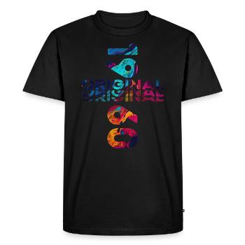 65ème Anniversaire Année 1960 Cru 1960 Original - T-shirt Premium bio Homme - noir - Devant - Nico (187cm)