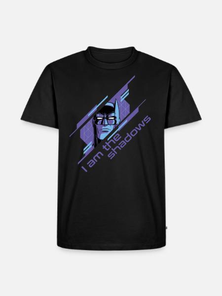 Batman I Am The Shadows - Männer Premium Bio T-Shirt - Schwarz