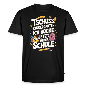 Goodbye Kindergarten - School Enrollment - Men's Premium Organic T-Shirt - black - Front - Nico (187cm)