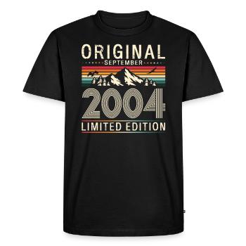 20ème Anniversaire Légende Septembre 2004 Volume 04 - T-shirt Premium bio Homme - noir - Devant - Nico (187cm)