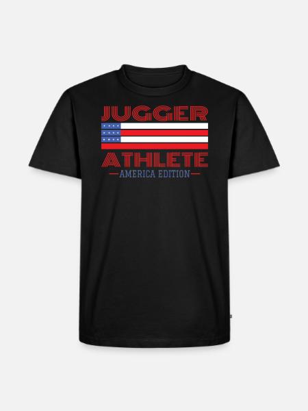 Jugger Funny - Männer Premium Bio T-Shirt - Schwarz