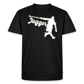 Glitched Funny Jugger - T-shirt Premium bio Homme - noir - Devant - Nico (187cm)