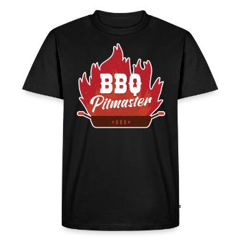BBQ Pitmaster Flaming barbecue plaisir - T-shirt Premium bio Homme - noir - Devant - Nico (187cm)