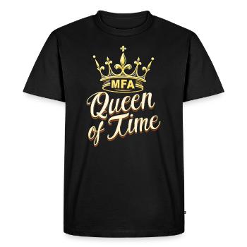 Medical Assistant MFA Practice Queen Time - Men's Premium Organic T-Shirt - black - Front - Nico (187cm)