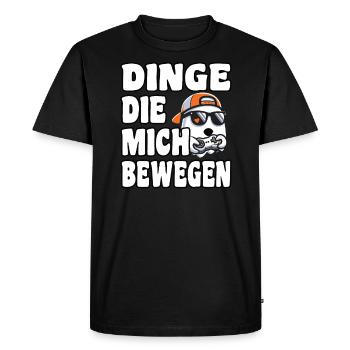 WASD Funny Keyboard Sayings for PC Gamer Fans - Men's Premium Organic T-Shirt - black - Front - Nico (187cm)