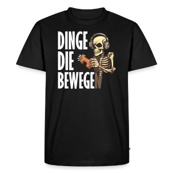 WASD Fun idea for gamers and PC gamers - Men's Premium Organic T-Shirt - black - Front - Nico (187cm)