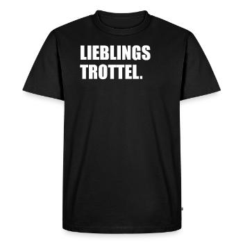 Ventouse Drôle Saint-Valentin - T-shirt Premium bio Homme - noir - Devant - Nico (187cm)