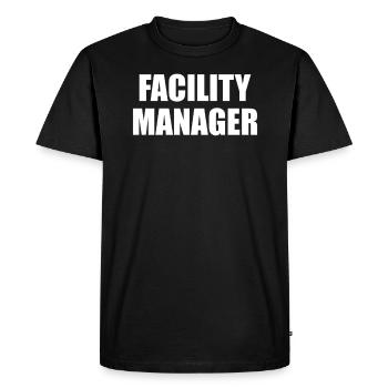 Facility Manager Carnaval Köstüm - T-shirt Premium bio Homme - noir - Devant - Nico (187cm)