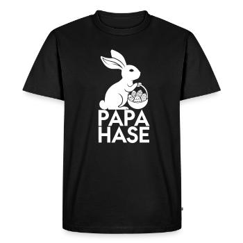 Sweet Easter Bunny Easter Egg Happy Easter - Men's Premium Organic T-Shirt - black - Front - Nico (187cm)
