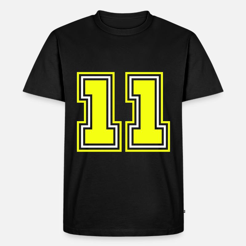 11 Symbole numérique - T-shirt Premium bio Homme - noir