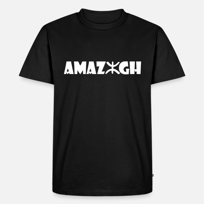 Amazigh - Männer Premium Bio T-Shirt - Schwarz