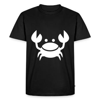 Animal cancéreux - T-shirt Premium bio Homme - noir - Devant - Nico (187cm)