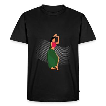 BOLLYWOOD DANCER - Men's Premium Organic T-Shirt - black - Front - Nico (187cm)
