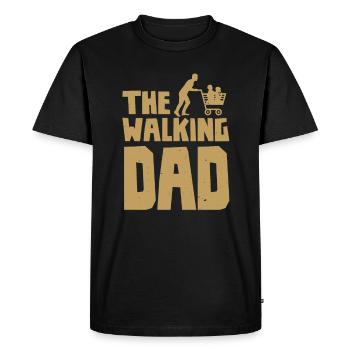 Twin Dad Twin Father Dad Dad Twins - Men's Premium Organic T-Shirt - black - Front - Nico (187cm)