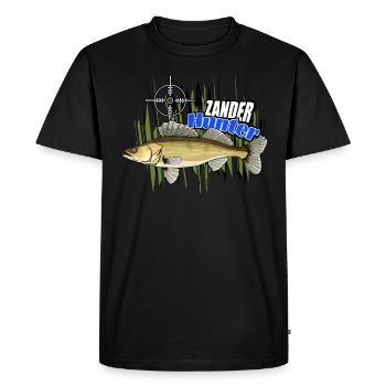 Chasseur de doré jaune - T-shirt Premium bio Homme - noir - Devant - Nico (187cm)