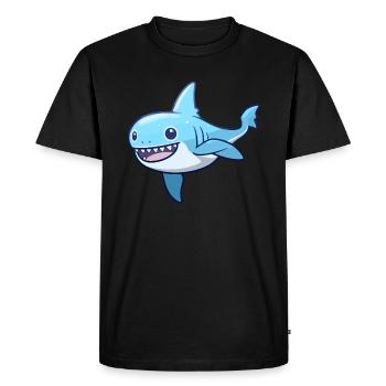 Kawaii Hai - Splash Pleasures - T-shirt Premium bio Homme - noir - Devant - Nico (187cm)