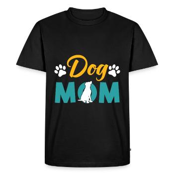 dogs mama - Men's Premium Organic T-Shirt - black - Front - Nico (187cm)