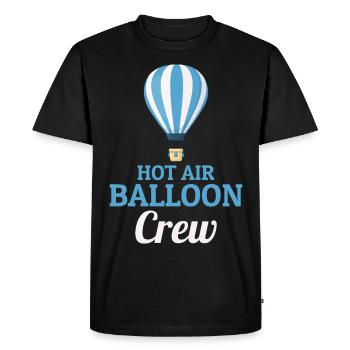 Montgolfière Montgolfière Montgolfière - T-shirt Premium bio Homme - noir - Devant - Nico (187cm)
