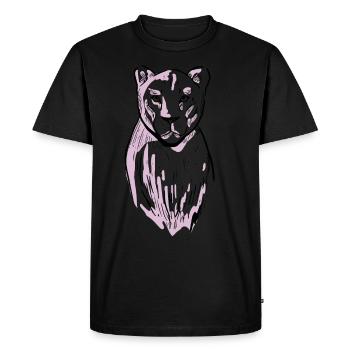 Tigre, Faune, Lion, Safari, Afrique, Animaux De Zoo - T-shirt Premium bio Homme - noir - Devant - Nico (187cm)