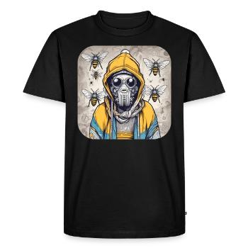 Horreur Abeilles Démon - T-shirt Premium bio Homme - noir - Devant - Nico (187cm)