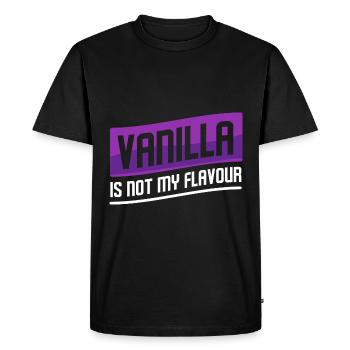 Vanilla Is Not My Flavour BDSM Adult Bedroom Kinky - T-shirt Premium bio Homme - noir - Devant - Nico (187cm)