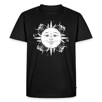 Albert Hofmann Tripping Forever on LSD - T-shirt Premium bio Homme - noir - Devant - Nico (187cm)