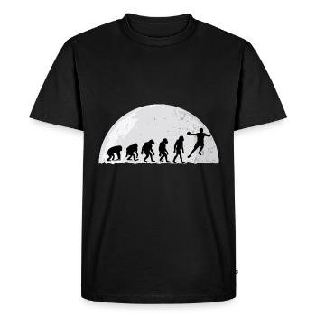 Handball Evolution Handballer Ballsport Handballsp - Men's Premium Organic T-Shirt - black - Front - Nico (187cm)