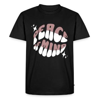 Peace of Mind – Entspannung, Achtsamkeit & innere - T-shirt Premium bio Homme - noir - Devant - Nico (187cm)