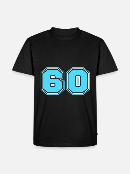 Numéro 60 - T-shirt Premium bio Homme - noir