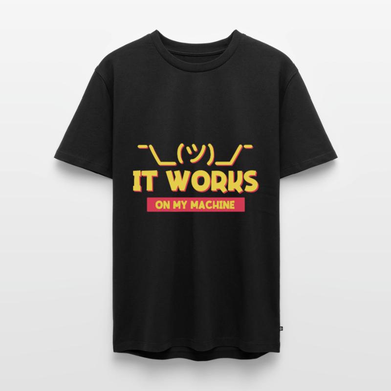 Assistance informatique et programmeur blague pour coder T-shirt Premium bio Homme