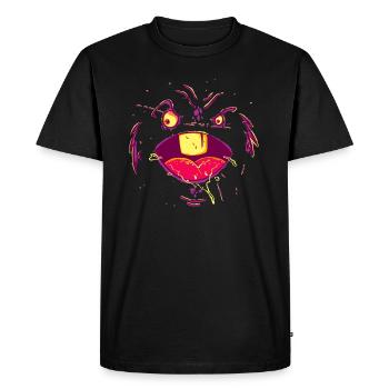 Petit monstre - T-shirt Premium bio Homme - noir - Devant - Nico (187cm)