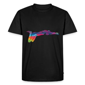 Natation Nageurs Piscine Piscine extérieure Nageur - T-shirt Premium bio Homme - noir - Devant - Nico (187cm)