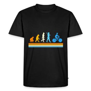 E-Bike EBike E Bike - T-shirt Premium bio Homme - noir - Devant - Nico (187cm)