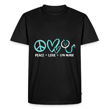 Nurse Nurse Nurse - Men's Premium Organic T-Shirt - black - Front - Nico (187cm)