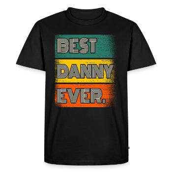 Danny Nom Cadeau Citation Drôle - T-shirt Premium bio Homme - noir - Devant - Nico (187cm)