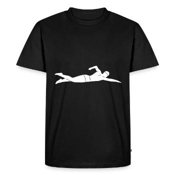 Natation Nageurs Piscine Piscine extérieure Nageur - T-shirt Premium bio Homme - noir - Devant - Nico (187cm)