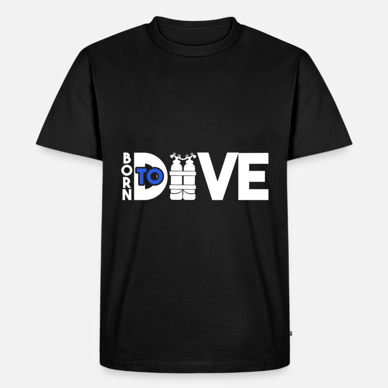 Plongée plongée - T-shirt Premium bio Homme - noir