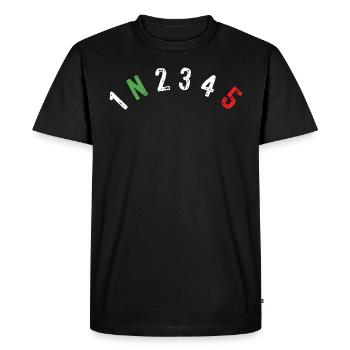Motorcycle - For bikers - Men's Premium Organic T-Shirt - black - Front - Nico (187cm)