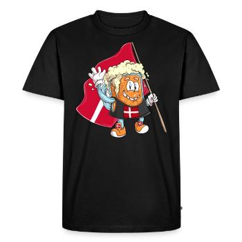 Fan de bière du Danemark - T-shirt Premium bio Homme - noir - Devant - Nico (187cm)