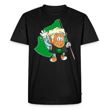 Fan de bière d’Arabie Saoudite - T-shirt Premium bio Homme - noir - Devant - Nico (187cm)