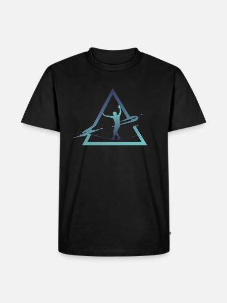 Slackline, Urban & Lifestyle - Men's Premium Organic T-Shirt - black