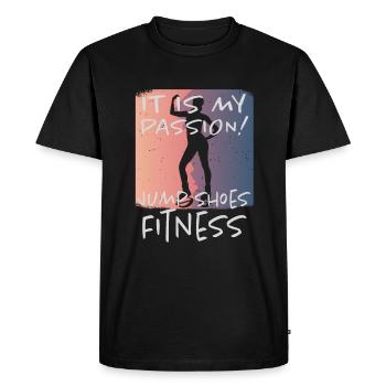 Grunge Jump Shoes Fitness - T-shirt Premium bio Homme - noir - Devant - Nico (187cm)