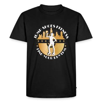 Jump Shoes Fitness, Trouvez votre rythme - T-shirt Premium bio Homme - noir - Devant - Nico (187cm)