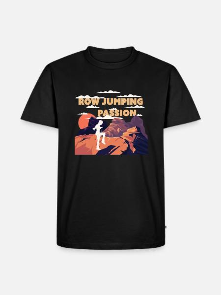 Rope Jumping Passion - Men's Premium Organic T-Shirt - black