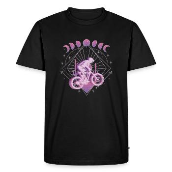 Vaporwave Space Descente - T-shirt Premium bio Homme - noir - Devant - Nico (187cm)