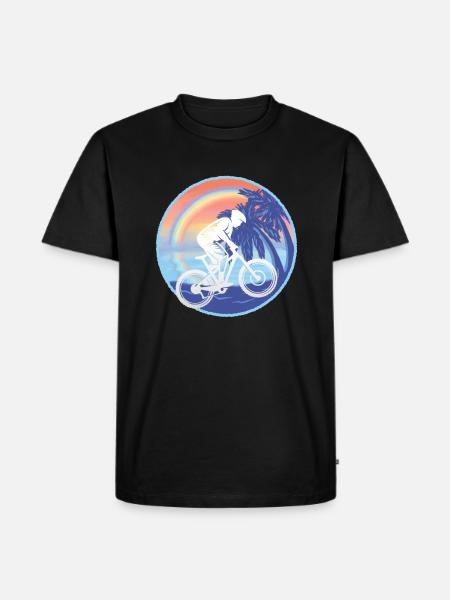 VTT de descente - T-shirt Premium bio Homme - noir