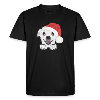 Chihuahua Merry Christmas - Men's Premium Organic T-Shirt - black - Front - Nico (187cm)