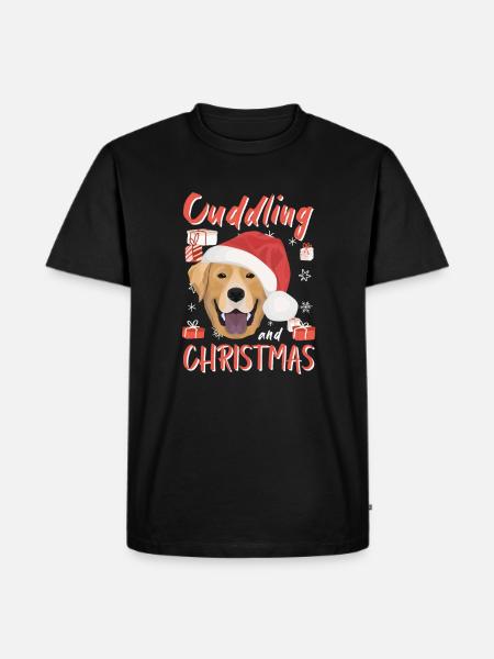 Labrador Merry Christmas - Men's Premium Organic T-Shirt - black