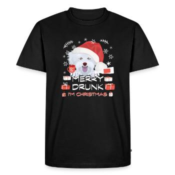 Marché de Noël maltais - T-shirt Premium bio Homme - noir - Devant - Nico (187cm)