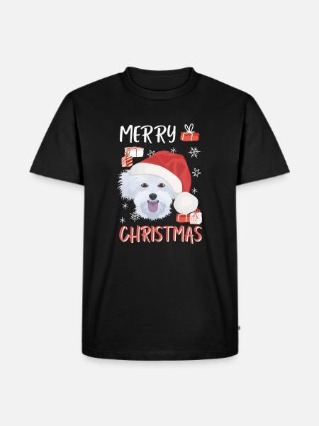 Malteser Merry Christmas - Men's Premium Organic T-Shirt - black